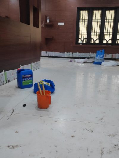 paint and varnish before